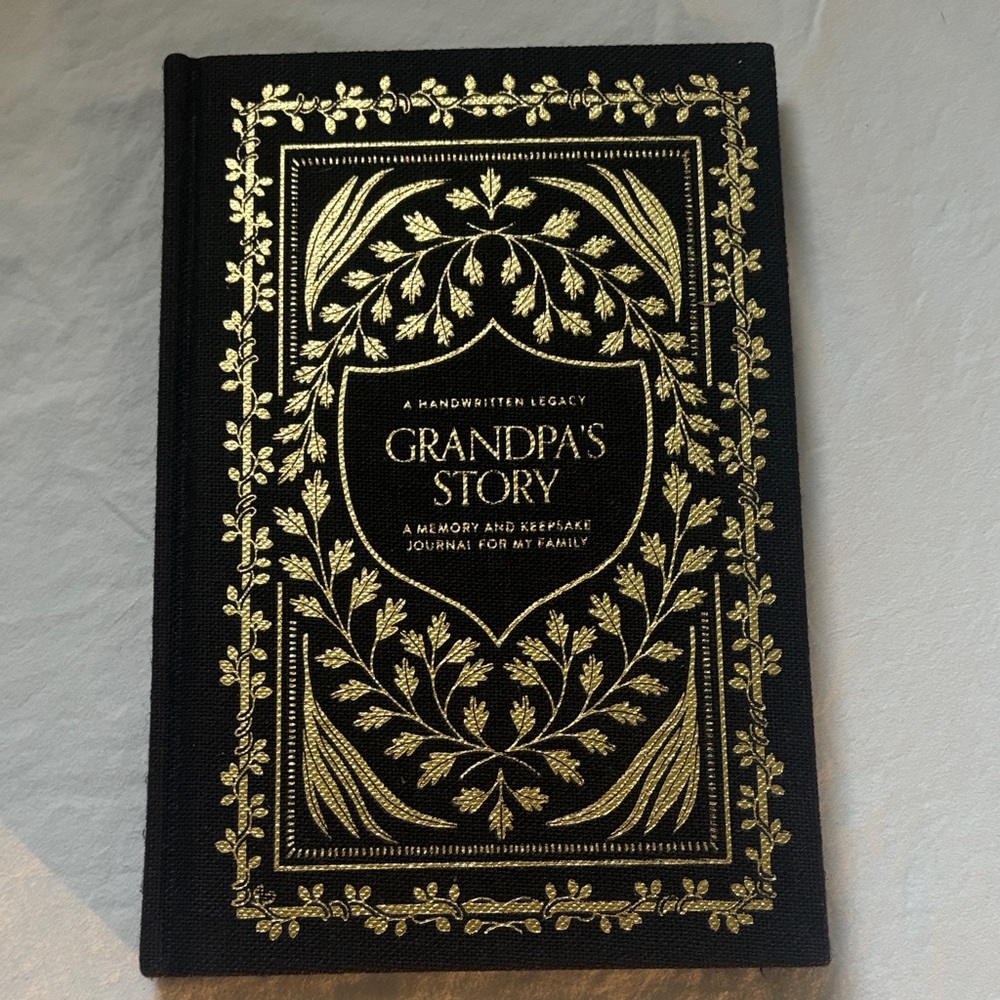 Keepsake Book for Grandchildren. 
Grandpa’s Story